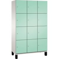C+P Fächerschrank 4510332S10018 Füße 12Fächer B1200mm lgr/lgn