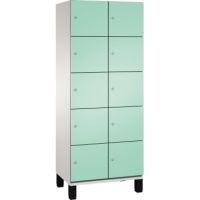 C+P Fächerschrank 4510422S10017 Füße 10Fächer B800mm lgr/lgn