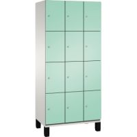 C+P Fächerschrank 4510330S10018 Füße 12Fächer B900mm lgr/lgn