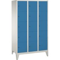 C+P Fächerschrank 8010325S10003 Füße 15Fächer B1200mm lgr/lbl