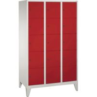 C+P Fächerschrank 8010325S10016 Füße 15Fächer B1200mm lgr/rrt