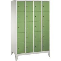 C+P Fächerschrank 8010405S10035 Füße 20Fächer B1190mm lgr/rgn