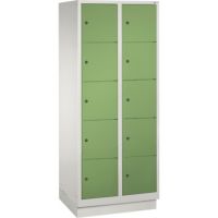 C+P Fächerschrank 8020225S10018 Sockel 10Fächer B810mm lgr/rgn