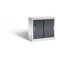 C+P Akten-Sideboard 572200S10124 Schiebetüren 2OH B800mm lgr/swgr