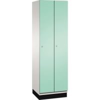 C+P Umkleidespind 4510020S10025 Sockel 2Abteile B600mm lgr/lgn