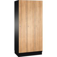 C+P Umkleidespind 4510030S10050 Sockel 3Abteile B900mm sgr/ki