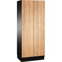 C+P Umkleidespind 4510022S10009 Sockel 2Abteile B800mm sgr/ki