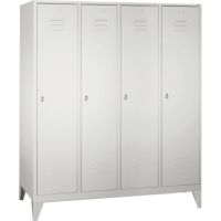 C+P Umkleidespind 801042S10000 Füße 4Abteile B1590mm lgr/lgr