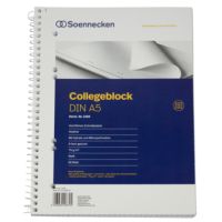 Soennecken Collegeblock 2365 DIN A5 gelocht kariert 80Blatt