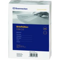 Soennecken Briefumschläge 1321 C6 75g ohne Fenster selbstklebend hf weiß 100 Stück