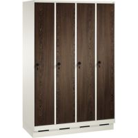 C+P Umkleidespind 4902040S10245 Sockel 4Abteile B1200mm rws/we