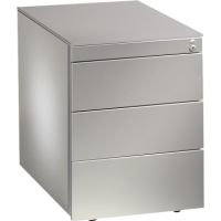 C+P Rollcontainer 5451000S10081 M/3/3/3 H570mm wsalu/wsalu