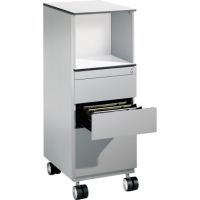 C+P Rollcontainer 5470000S10125 H1150mm wsalu/wsalu