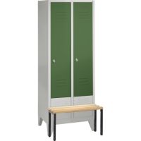 C+P Umkleidespind 803022S10005 Sitzbank 2Abteile B810mm lgr/rgn