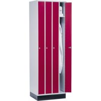 C+P Umkleidespind 8170402S10006 4Abteile lgr/rrt