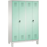 C+P Doppelspind 4901240S10068 Füße 4Abteile B1200mm lgr/lgn