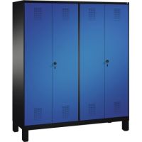 C+P Doppelspind 4901242S10019 Füße 4Abteile B1600mm sgr/ebl