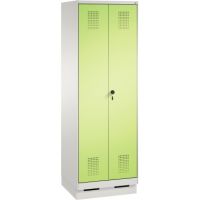 C+P Doppelspind 4902220S10099 Sockel 2Abteile B600mm lgr/vgn