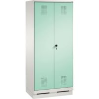 C+P Doppelspind 4902222S10092 Sockel 2Abteile B800mm lgr/lgn