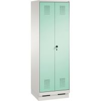 C+P Doppelspind 4902220S10103 Sockel 2Abteile B600mm lgr/lgn