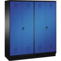 C+P Doppelspind 4902242S10042 Sockel 4Abteile B1600mm sgr/ebl