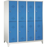 C+P Doppelspind 831042S10015 Füße 8Fächer B1590mm lgr/lbl