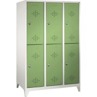 C+P Doppelspind 831032S10116 Füße 6Fächer B1200mm lgr/rgn