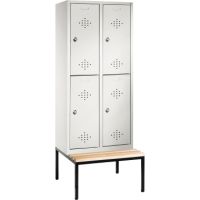 C+P Doppelspind 835022S10019 Sitzbank 4Fächer B810mm lgr/lgr