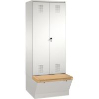 C+P Doppelspind 4905622S10051 Sitzbox 2Abteile B800mm lgr/lgr