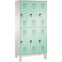 C+P Doppelstockspind 4931030S10082 Füße 6Fächer B900mm lgr/lgn