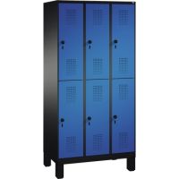 C+P Doppelstockspind 4931030S10080 Füße 6Fächer B900mm sgr/ebl