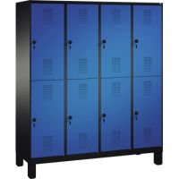 C+P Doppelstockspind 4931042S10047 Füße 8Fächer B1600mm sgr/ebl