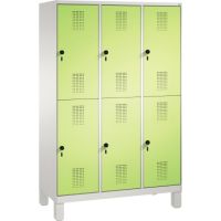 C+P Doppelstockspind 4931032S10043 Füße 6Fächer B1200mm lgr/vgn