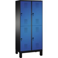 C+P Doppelstockspind 4931022S10056 Füße 4Fächer B800mm sgr/ebl