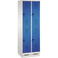 C+P Doppelstockspind 4932020S10009 Sockel 4Fächer B600mm lgr/ebl