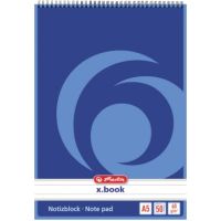 Herlitz Spiralnotizblock 110510 DIN A5 60g 50Bl. liniert