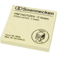 Soennecken Haftnotiz Z-Notes 5828 75x75mm 100Blatt gelb