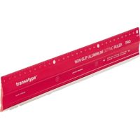 transotype Schneidelineal PRO 17803006 30x5cm Aluminium rot