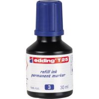 edding Nachfülltusche T 25 4-T25003 30ml geruchsarme Tusche blau