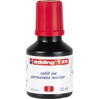 edding Nachfülltusche T 25 4-T25002 30ml geruchsarme Tusche rot