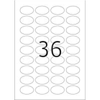 HERMA Etikett 4380 40,6x25,4mm oval weiß 900 Stück
