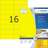 HERMA Etikett 4256 105x37mm A4 gelb 1.600 Stück