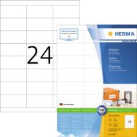 HERMA Etikett Premium 4263 70x33,8mm weiß 2.400 Stück