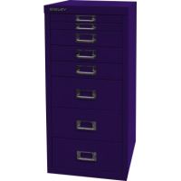 Bisley Schubladenschrank L298639 8Schubfächer oxfordblau