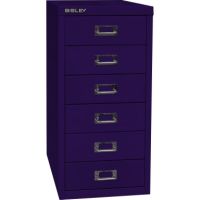 Bisley Schubladenschrank L296639 6Schubfächer oxfordblau