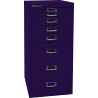 Bisley Schubladenschrank L298639 8Schubfächer oxfordblau