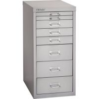 Bisley Schubladenschrank L298355 8Schubfächer silber