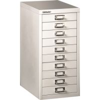 Bisley Schubladenschrank L2910355 10Schubfächer silber