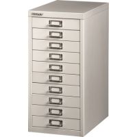 Bisley Schubladenschrank L2910355 10Schubfächer silber