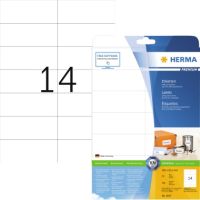 HERMA Etikett PREMIUM 5057 105x42,3mm weiß 350 Stück